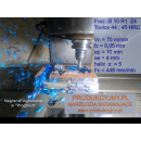 Frez z promieniem naroża fi 8 R1 INOX LINE